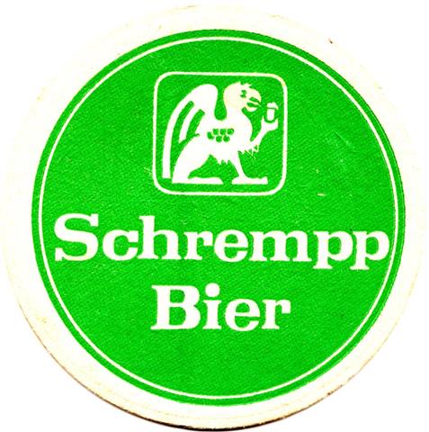 karlsruhe ka-bw schrempp rund 1ab (215-schrempp bier-grün)